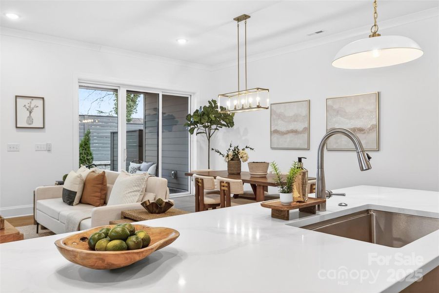 Furnished interior view inside a new home in , Charlotte (Image 27). Furnished interior view inside a new home in , Charlotte (Image 27).