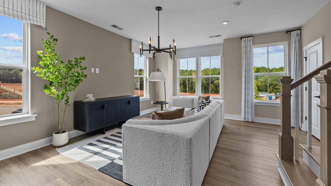 The Landon Plan by DRB Homes in Charlotte, NC, Living Area