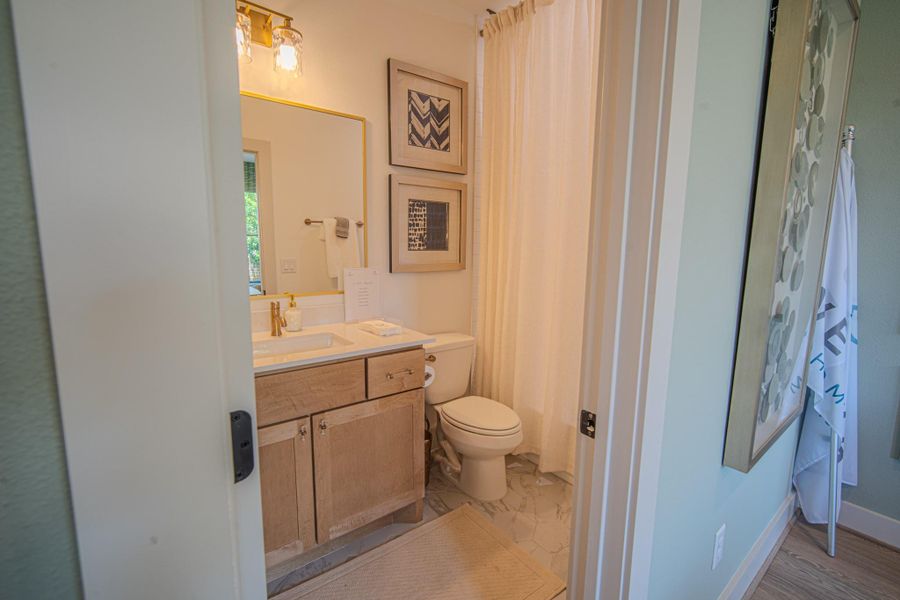 Furnished interior view inside a new home in Spring Valley Creek, Houston (Image 11).