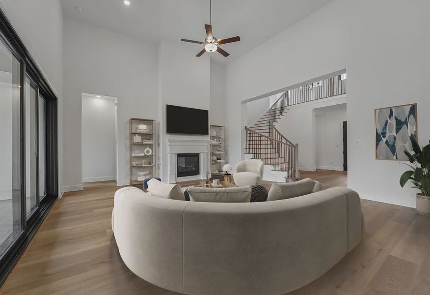 Homesite 7701 Great Room - Staged - 6 of 27