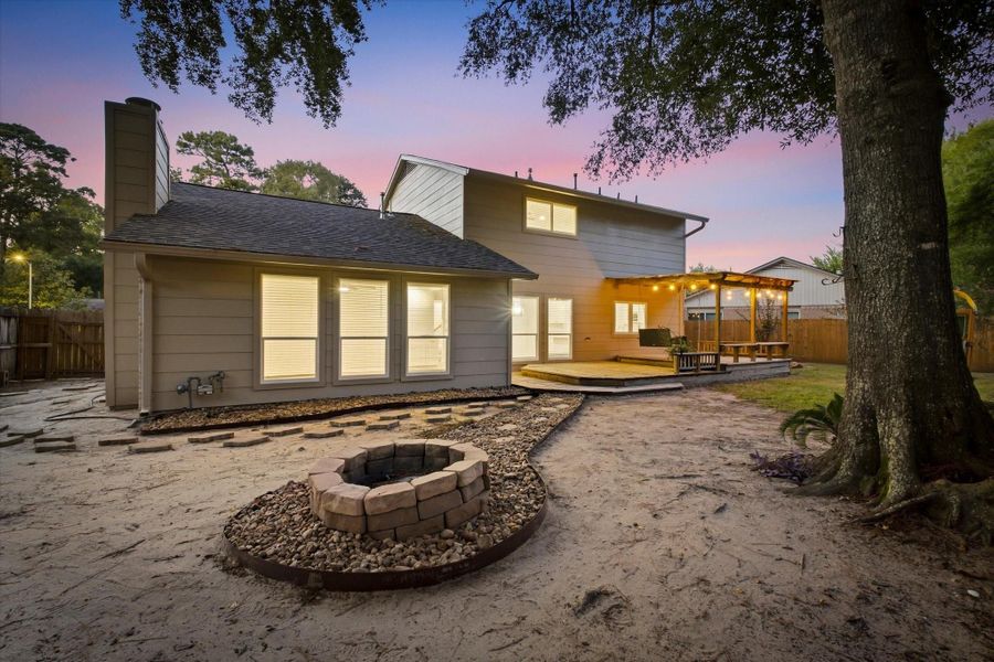 Exterior details and patio area of a home in , Kingwood (Image 17).
