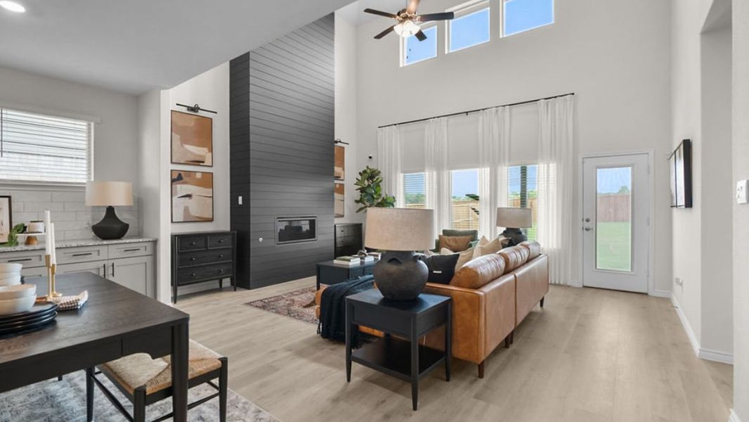 Furnished interior view inside a new home in The Preserve at Forum, Grand Prairie (Image 11).