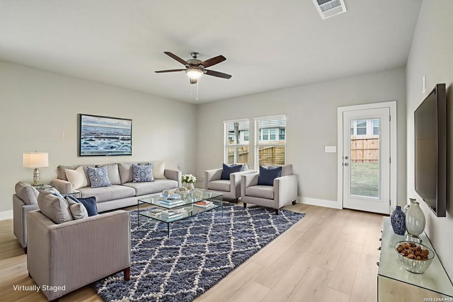 Furnished interior view inside a new home in Lark Canyon, New Braunfels (Image 9).