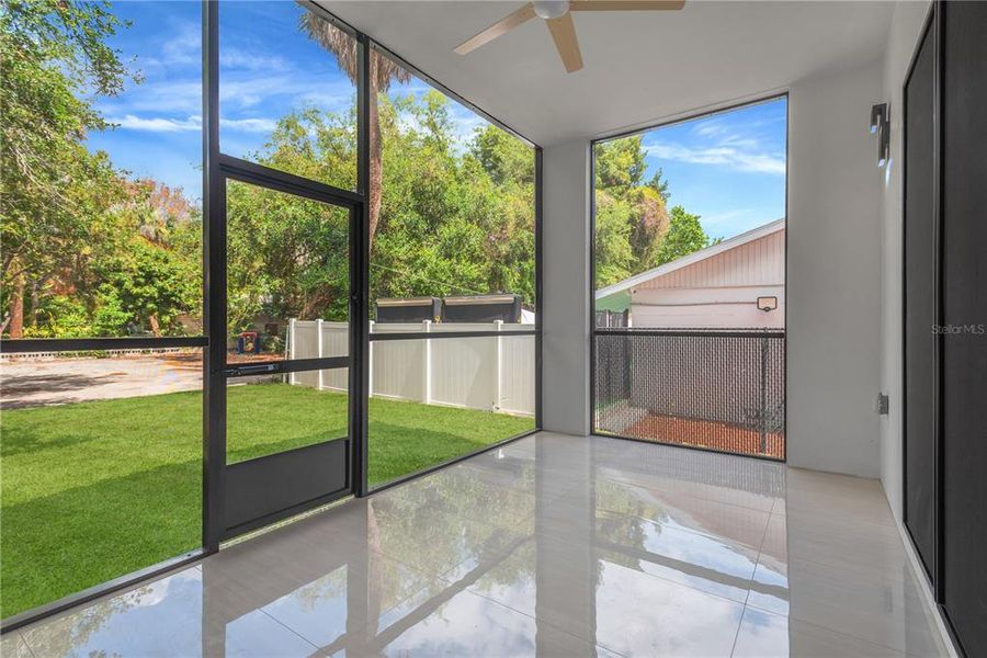 Exterior details and patio area of a home in , Tampa (Image 23). Exterior details and patio area of a home in , Tampa (Image 23).