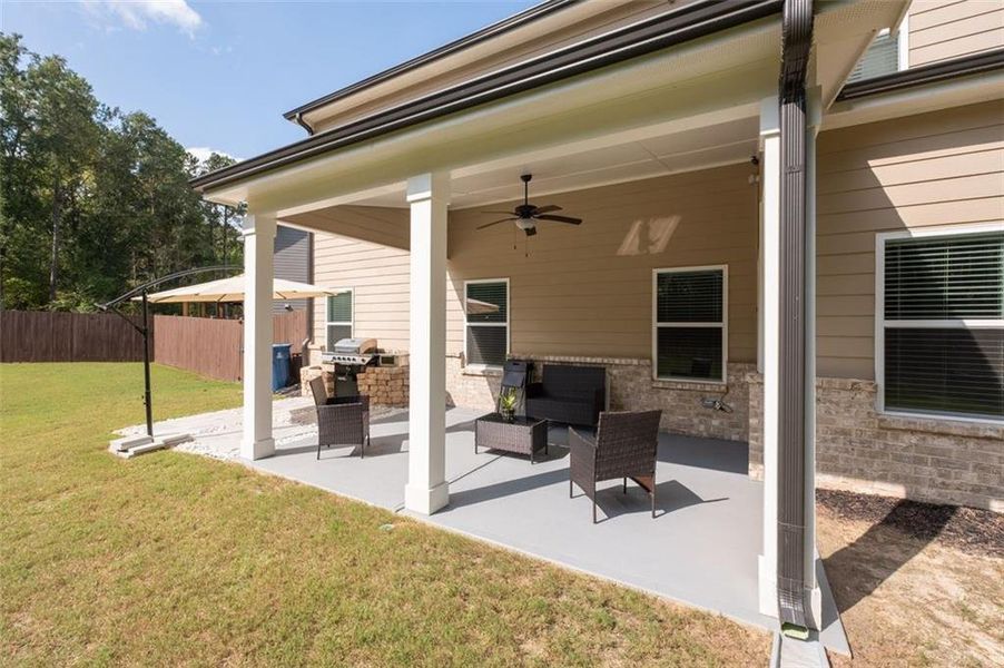Exterior details and patio area of a home in , Lawrenceville (Image 28).