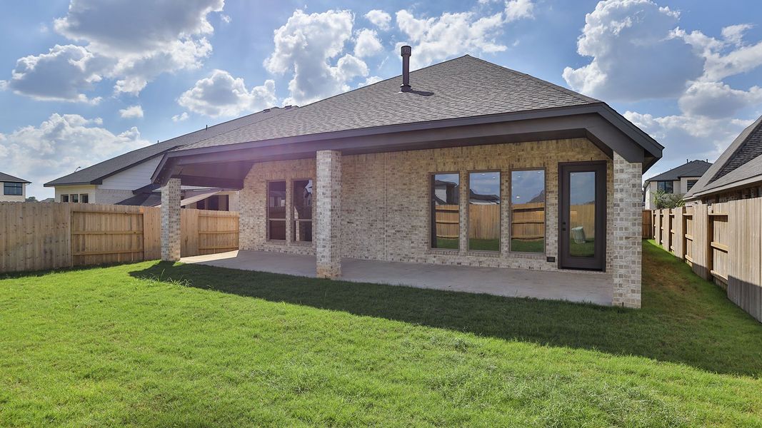 Exterior details and patio area of a home in Everly, Hockley (Image 3). Exterior details and patio area of a home in Everly, Hockley (Image 3).