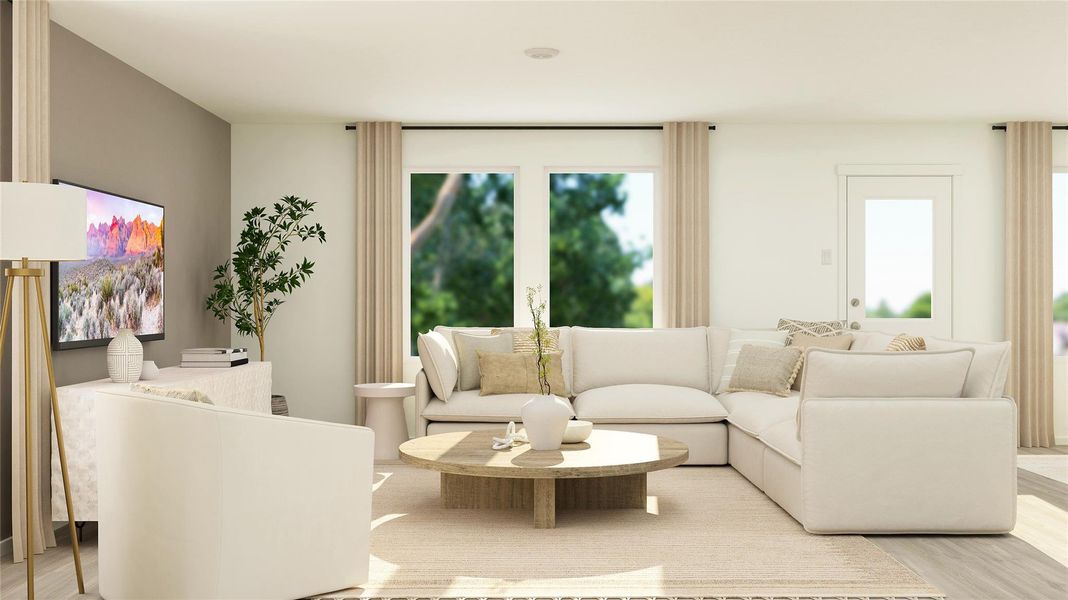 Furnished interior view inside a new home in The Grand Prairie, Hockley (Image 3).