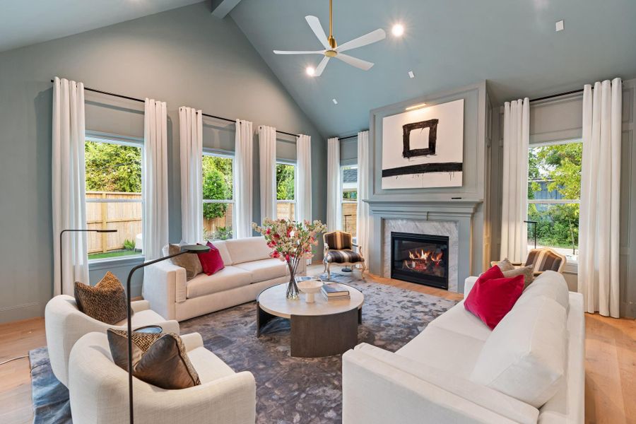 Furnished interior view inside a new home in , Houston (Image 35). Furnished interior view inside a new home in , Houston (Image 35).