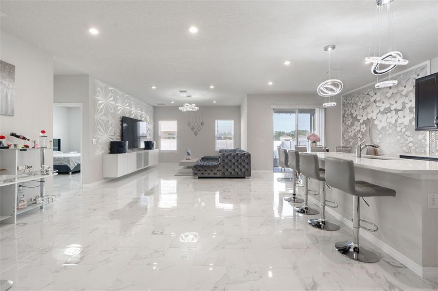 Furnished interior view inside a new home in , Wesley Chapel (Image 18).