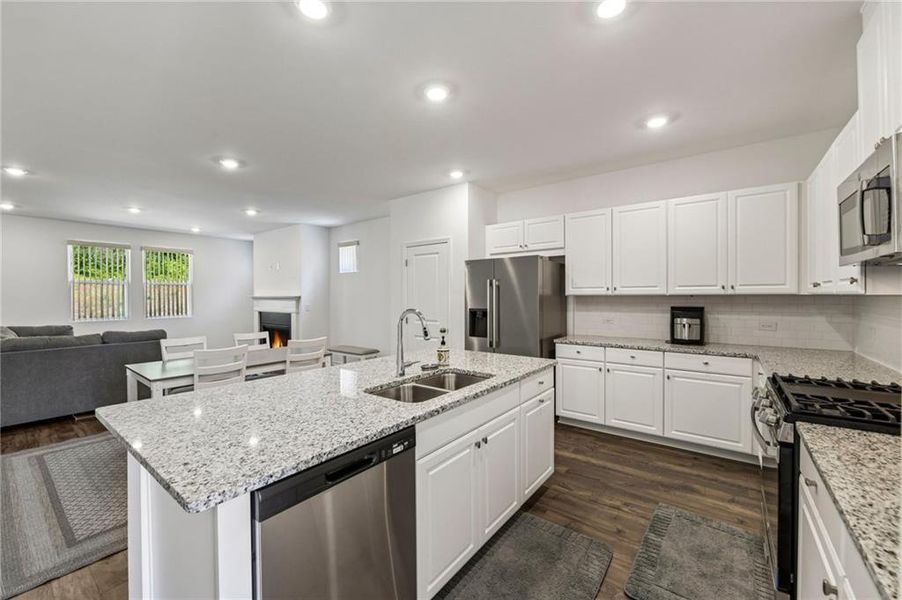 Furnished interior view inside a new home in Windance Lake, Loganville (Image 13).