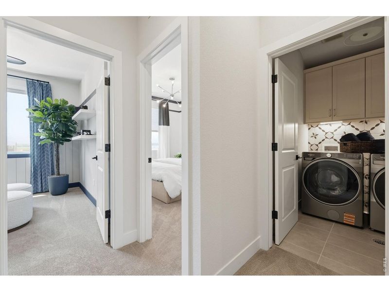 Furnished interior view inside a new home in , Fort Collins (Image 24).