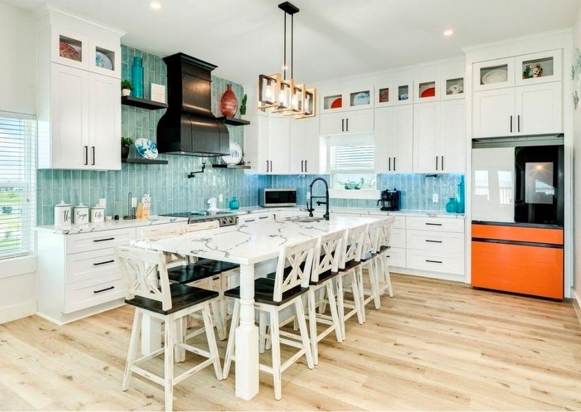 Fully equipped kitchen with plenty of prep and storage space