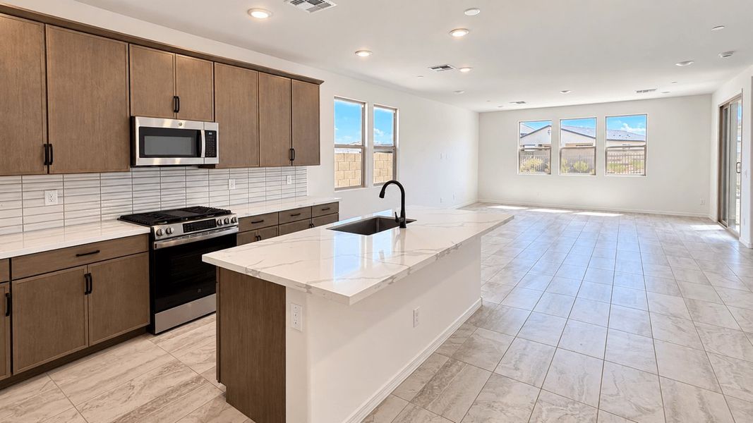 Furnished interior view inside a new home in The Ridge at Sienna Hills, Buckeye (Image 5).