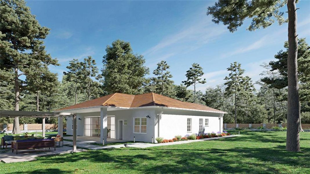 Exterior details and patio area of a home in , Port Charlotte (Image 4).