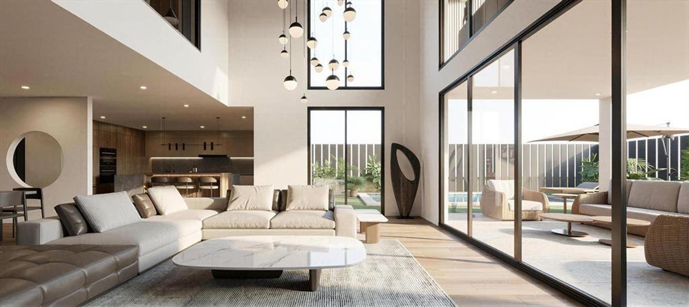 Furnished interior view inside a new home in , Dallas (Image 11). Furnished interior view inside a new home in , Dallas (Image 11).