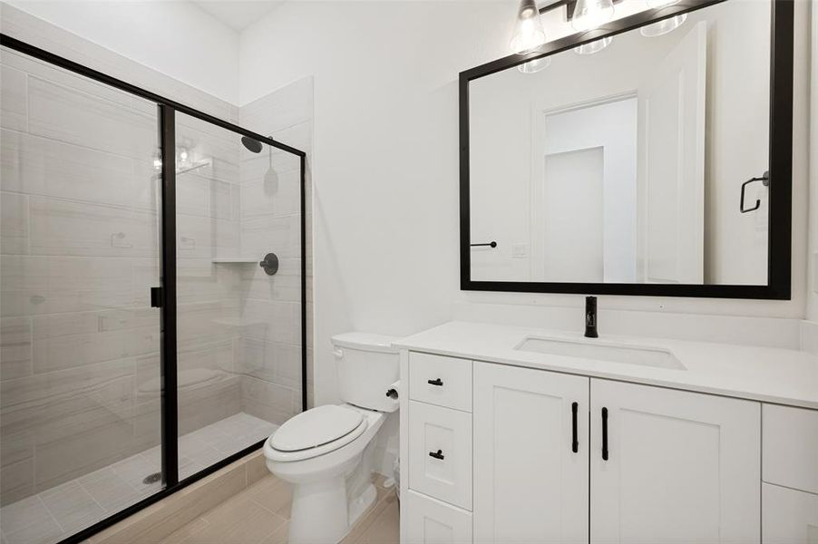 Furnished interior view inside a new home in , Prosper (Image 16).
