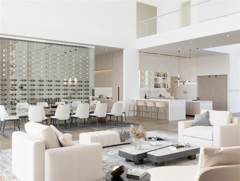 Furnished interior view inside a new home in , Sarasota (Image 7).