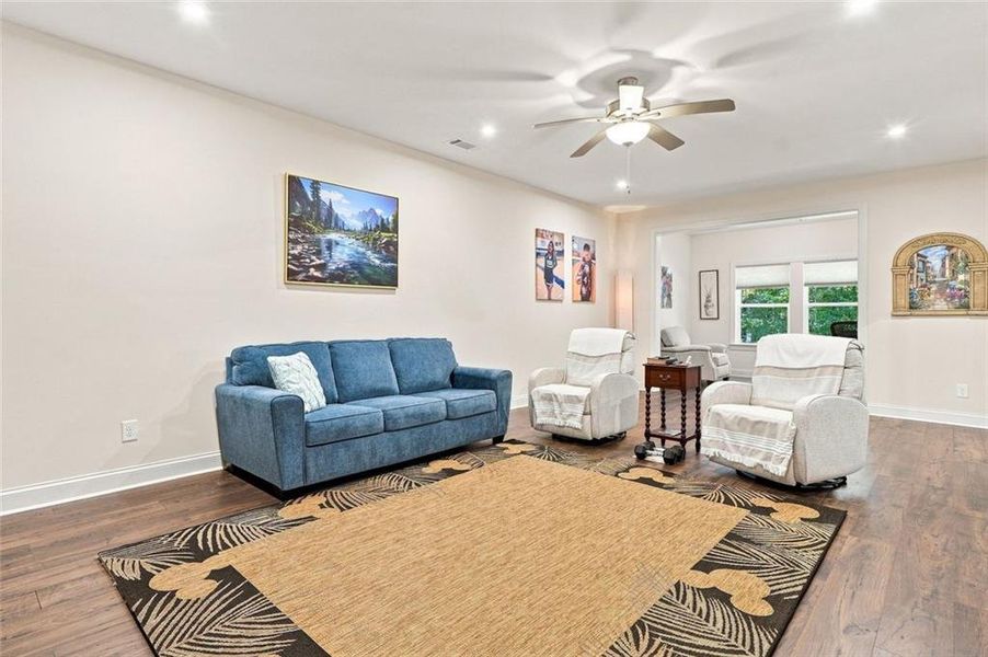 Furnished interior view inside a new home in , Ellijay (Image 46).