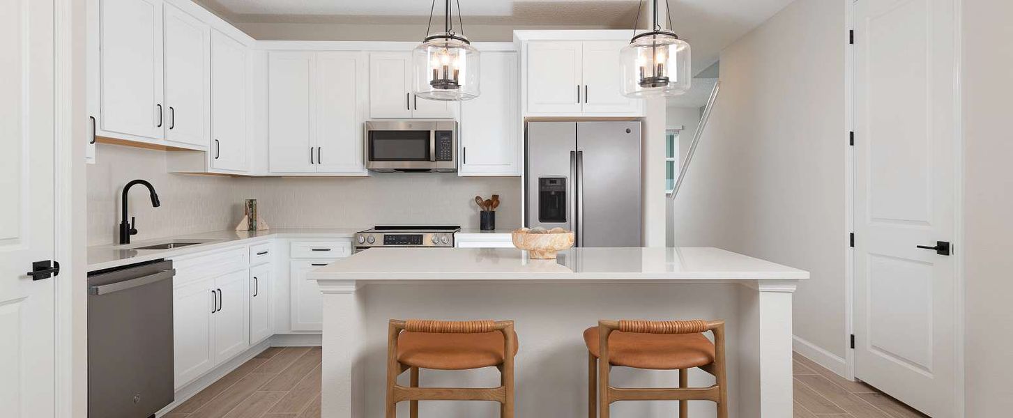 Representative furnished interior of a home built from the Palm by Ashton Woods in Montague Chase, Tampa (Image 6).