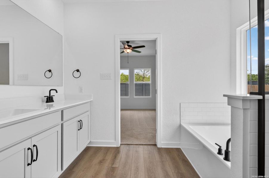 Furnished interior view inside a new home in Saddlebrook Ranch, Schertz (Image 10).