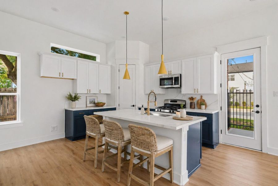 Furnished interior view inside a new home in , Houston (Image 16).