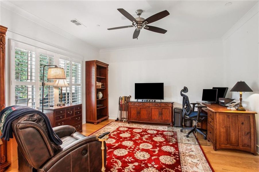 Furnished interior view inside a new home in , Marietta (Image 17).