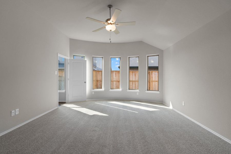 Spacious, unfurnished interior of a new home in Dunham Pointe 50', Cypress (Image 26).