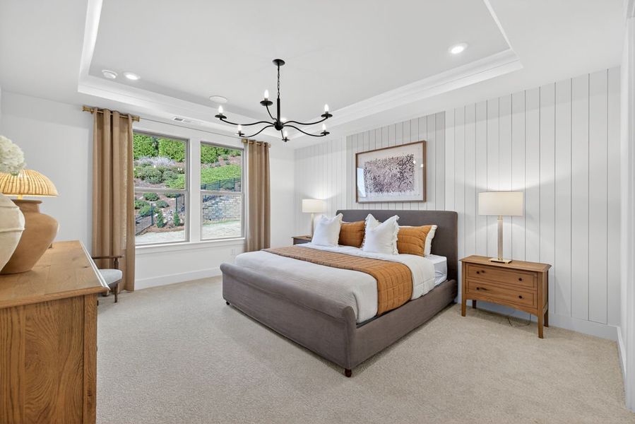 Representative furnished interior of a home built from the Mystique by Pulte Homes in Hickory Ridge, Greer (Image 5).