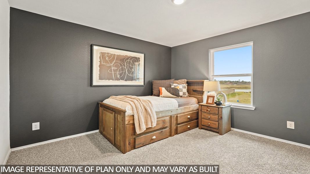 Furnished interior view inside a new home in Porters Mill, New Caney (Image 15).