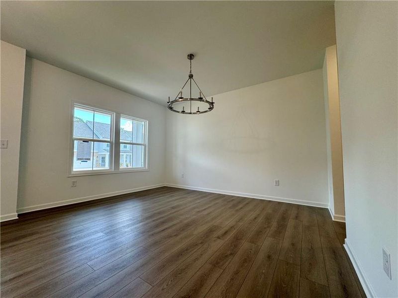 Spacious, unfurnished interior of a new home in Eastlyn Crossing - Single Family, Flowery Branch (Image 44). Spacious, unfurnished interior of a new home in Eastlyn Crossing - Single Family, Flowery Branch (Image 44).