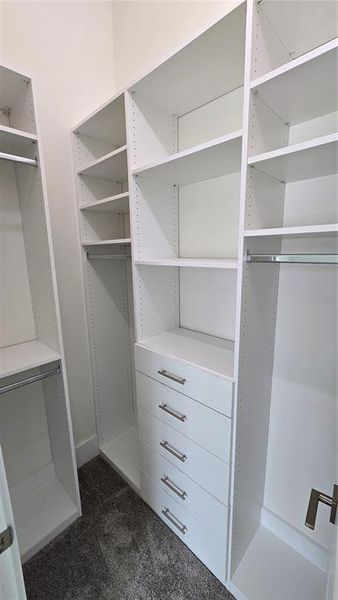 Bedroom 3 Walk In Closet with built in shelving