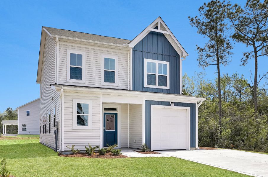 Representative exterior photo of a completed home built from the Metcalf by McKee Homes in Bedford, Raeford, NC (Image 2).