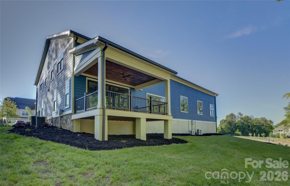 Exterior details and patio area of a home in , Charlotte (Image 27).