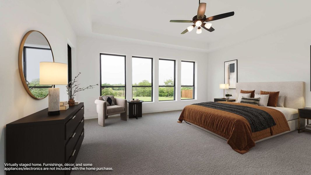 Furnished interior view inside a new home in Sweetgrass, Haslet (Image 7).