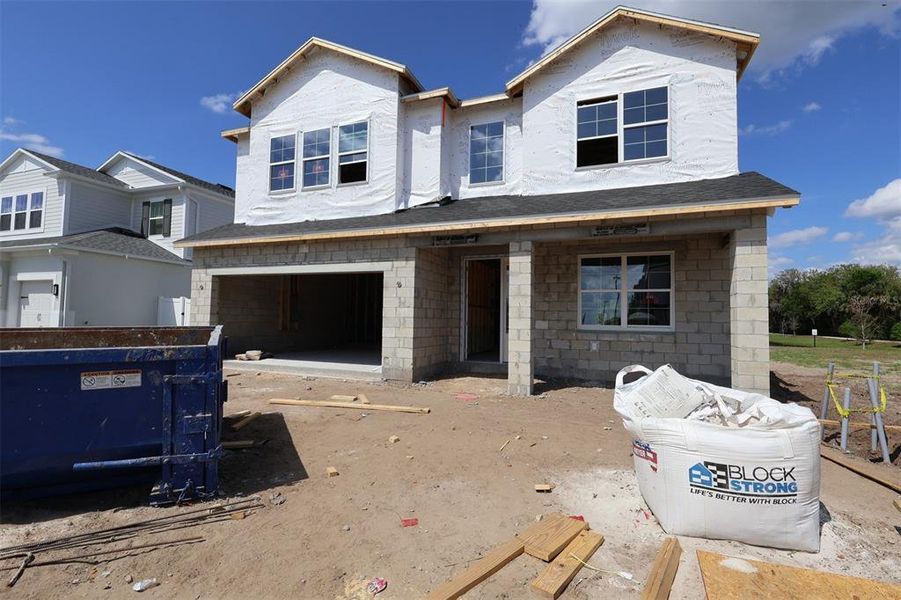 In-progress construction of a new home in Estates at Rivercrest, Sanford, FL (Image 12).