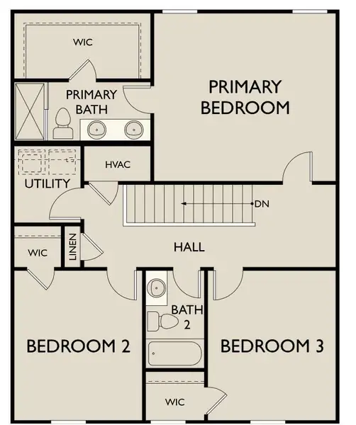 2D floor plan layout of this home in , Ravenel, SC (Image 3).