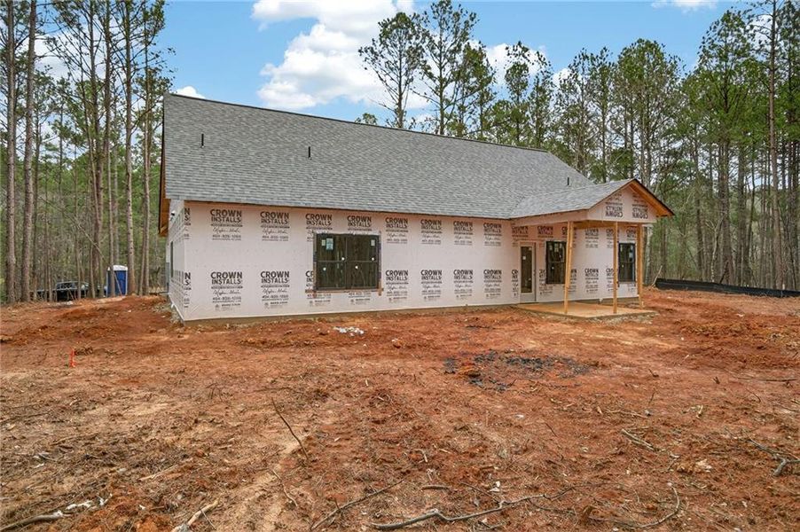 In-progress construction of a new home in , Taylorsville, GA (Image 35).