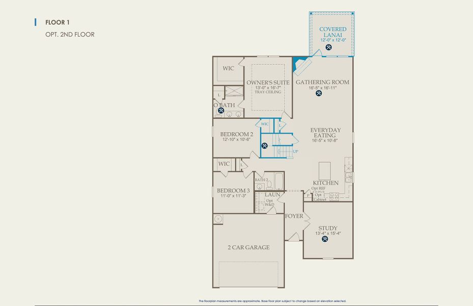 Compton Floor Plan, Quick Move-In Home, Floor 2