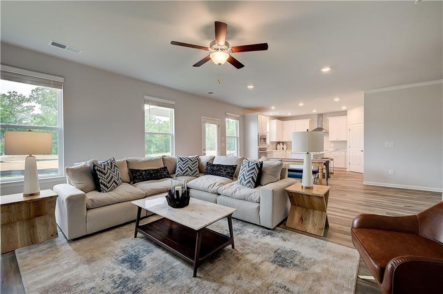 Furnished interior view inside a new home in Bowers Farm, McDonough (Image 10).