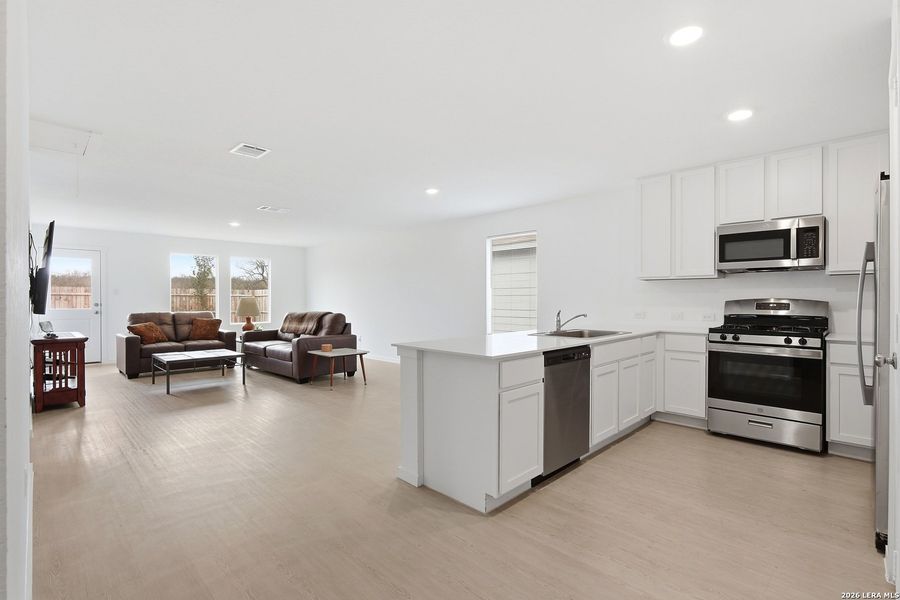 Furnished interior view inside a new home in , San Antonio (Image 7).