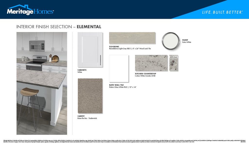 Sample of building materials used in homes in Cypress Meadows - Signature Series, Jacksonville (Image 3).