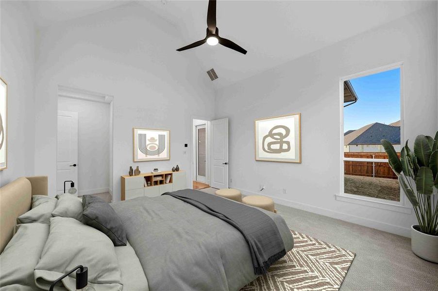 Furnished interior view inside a new home in Light Farms Graham/Reagan, Celina (Image 12). Furnished interior view inside a new home in Light Farms Graham/Reagan, Celina (Image 12).