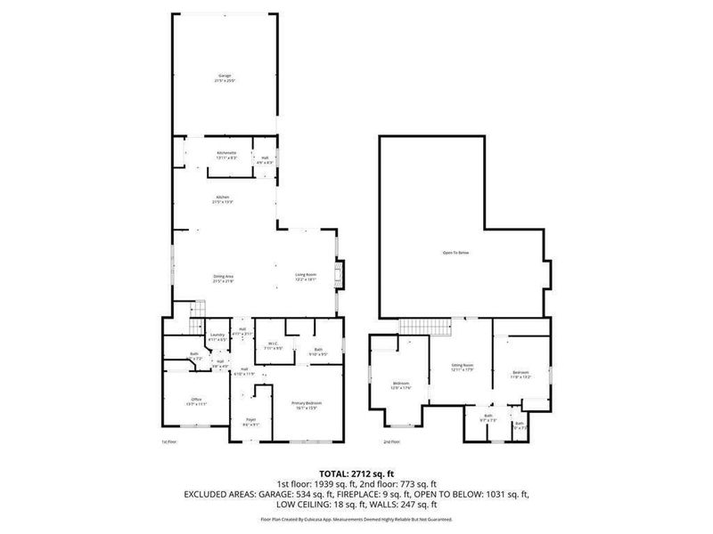 2D floor plan layout of this home in , Ball Ground, GA (Image 7).