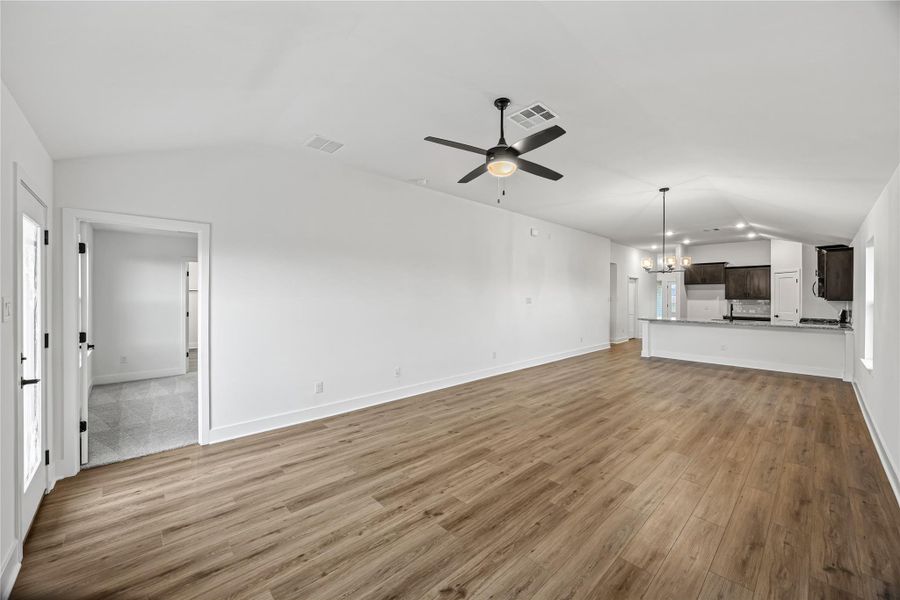 Spacious, unfurnished interior of a new home in River Ranch Trails, Dayton (Image 18). Spacious, unfurnished interior of a new home in River Ranch Trails, Dayton (Image 18).
