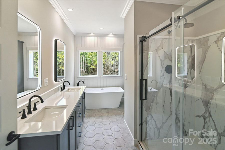 Furnished interior view inside a new home in , Morganton (Image 7).