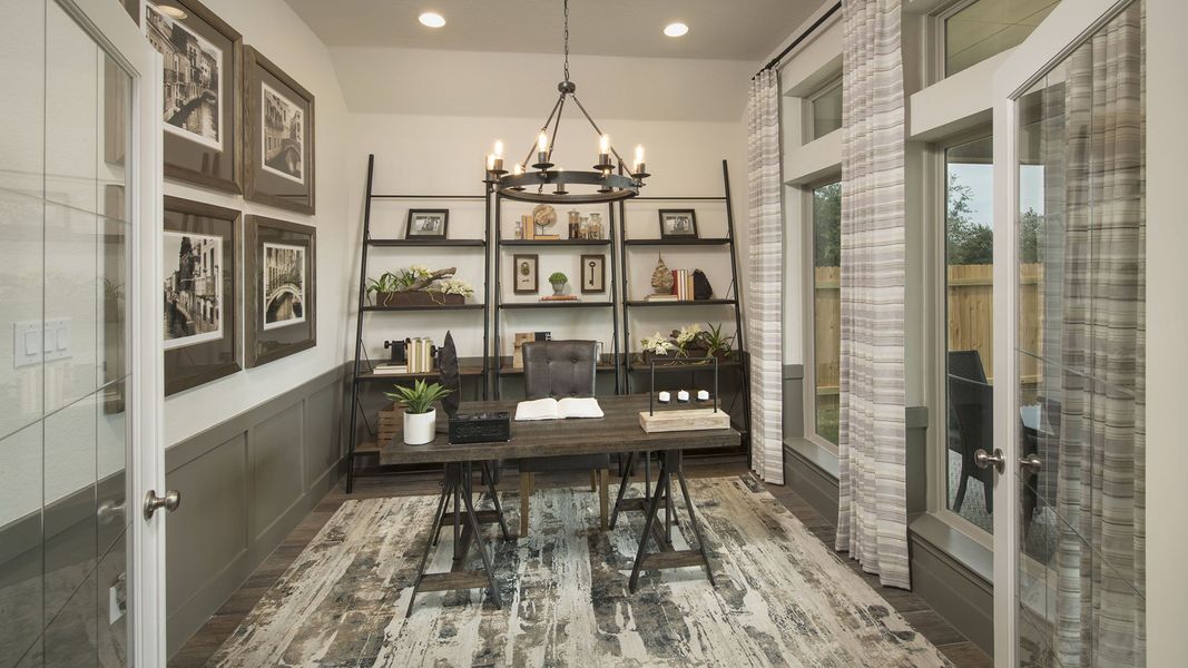 Representative furnished interior of a home built from the 2026W by Perry Homes in Veramendi, New Braunfels (Image 16).