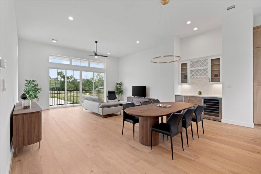 Furnished interior view inside a new home in , Houston (Image 17).