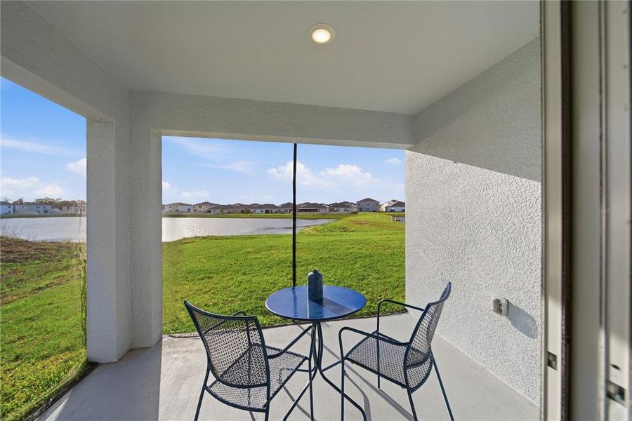 Exterior details and patio area of a home in Berry Bay, Wimauma (Image 3).