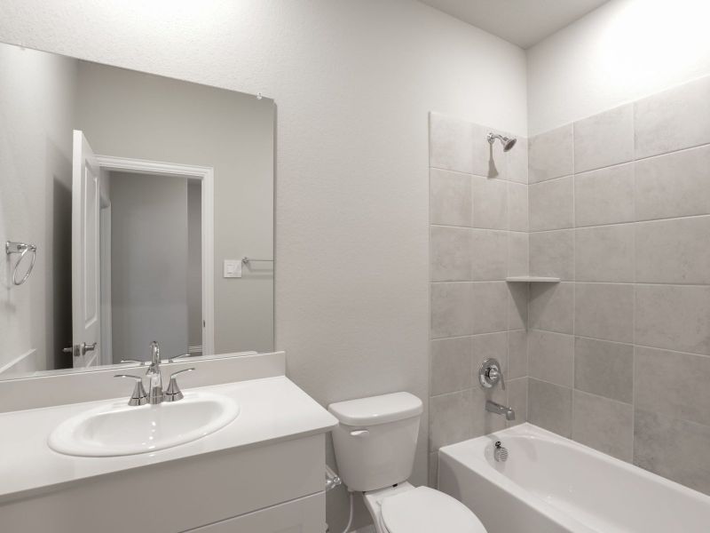 Furnished interior view inside a new home in Parks at Foster Crossing - Premier Series, Anna (Image 8).