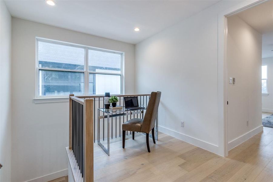 Dining room featuring light hardwood / wood-style floors